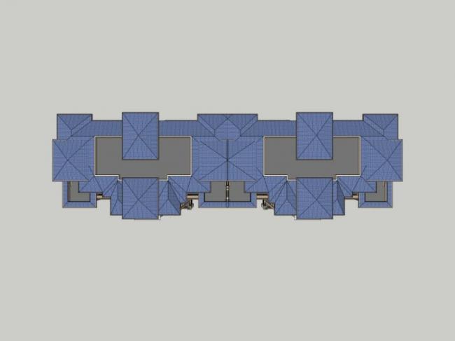 Sketchup住宅模型|高层住宅，古典风格