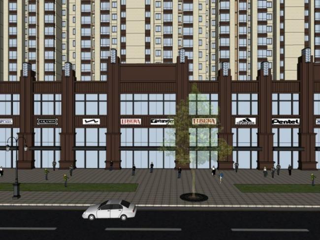 Sketchup住宅模型|超高层住宅，古典风格