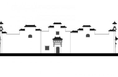 Sketchup住宅模型|徽派民居，现代中式风格-BIM建筑网