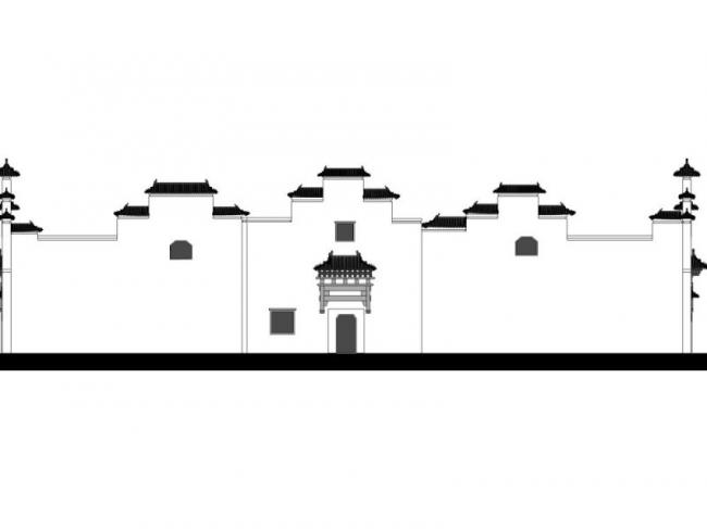 Sketchup住宅模型|徽派民居，现代中式风格