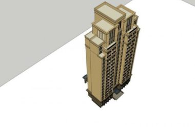 Sketchup住宅模型|高层住宅，居住建筑，古典风格-BIM建筑网
