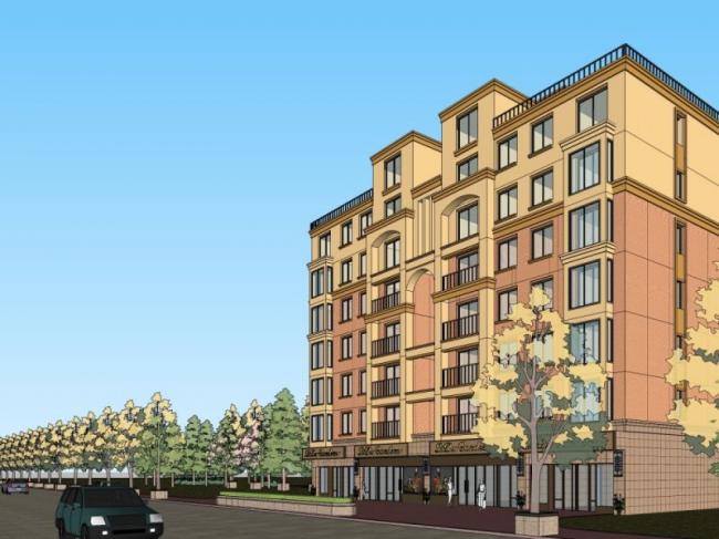 Sketchup住宅模型|多层住宅，居住建筑，古典风格