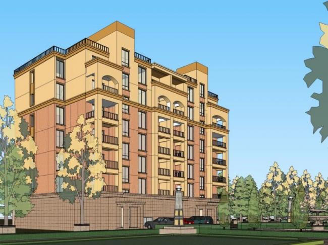 Sketchup住宅模型|多层住宅，居住建筑，古典风格