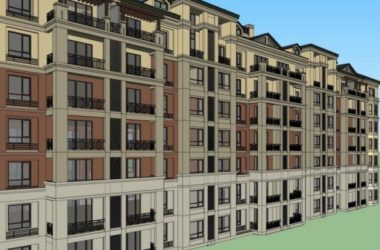 Sketchup住宅模型|多层住宅，居住建筑，古典风格-BIM建筑网