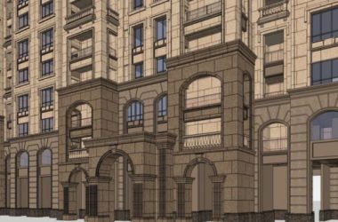 Sketchup住宅模型|高层住宅，法式风格，居住建筑，古典风格-BIM建筑网