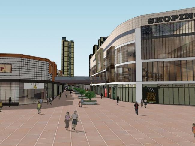 Sketchup综合体模型|多高层商业综合体，住宅，办公，现代风格