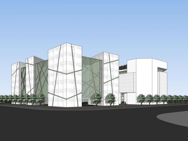 Sketchup商业模型|多层商业建筑，现代风格