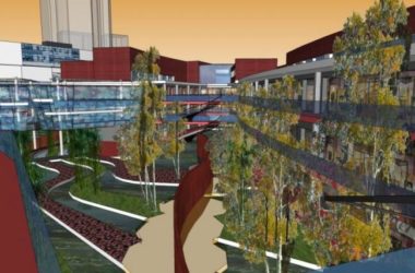 Sketchup综合体模型|多高层商业综合体，住宅，办公，现代风格-BIM建筑网