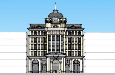 Sketchup商业模型|多层会所，欧式风格-BIM建筑网