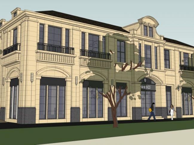 Sketchup商业模型|法式公馆，现代风格