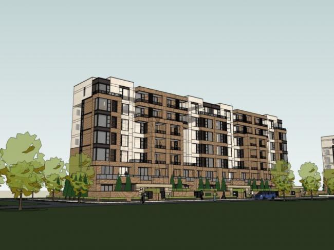 Sketchup住宅模型|多层住宅，居住建筑，古典风格