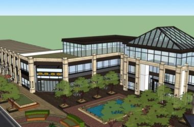 Sketchup商业模型|多层商业建筑，现代风格-BIM建筑网