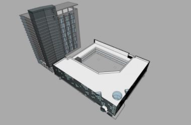 Sketchup综合体模型|多高层商业综合体，办公，住宅，现代风格-BIM建筑网