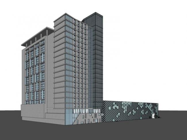 Sketchup综合体模型|多高层商业综合体，办公，住宅，现代风格
