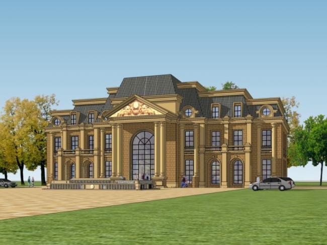 Sketchup商业模型|多层会所，现代风格