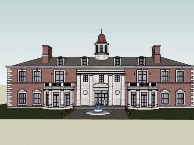 Sketchup商业模型|会所，现代风格