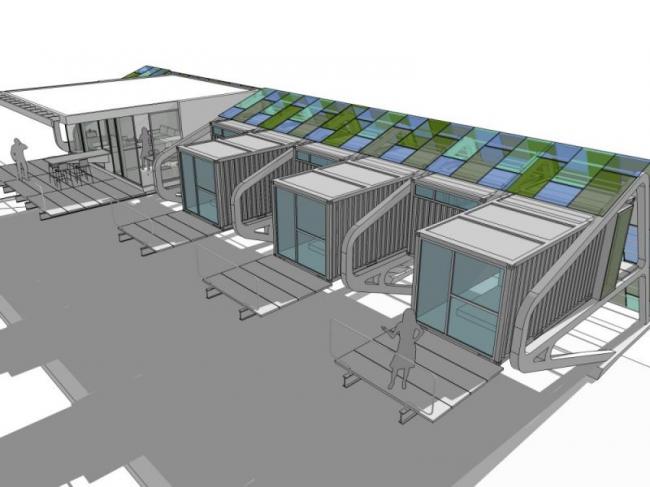 Sketchup商业模型|商业建筑，现代风格