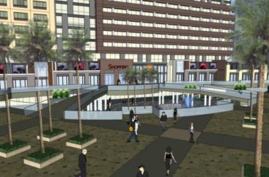 Sketchup办公模型|高层办公楼，现代风格-BIM建筑网