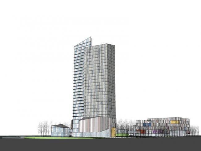 Sketchup商业模型|超高层商业综合体，现代风格