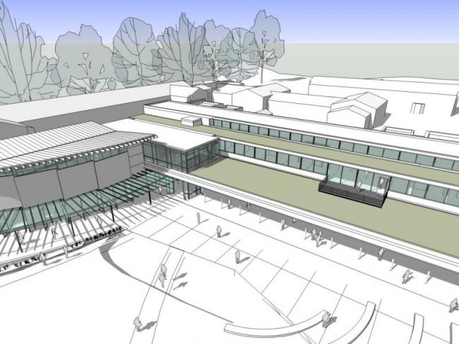 Sketchup商业模型|多层会所，现代风格