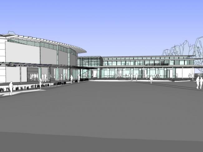 Sketchup商业模型|多层会所，现代风格