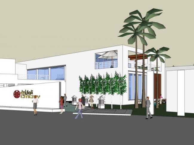 Sketchup商业模型|售楼处，现代风格