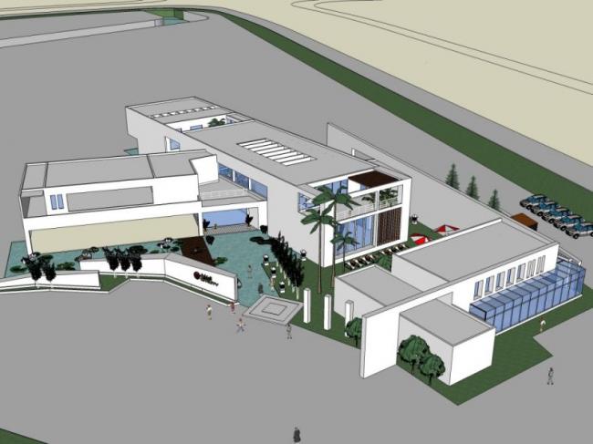Sketchup商业模型|售楼处，现代风格