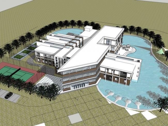 Sketchup商业模型|多层会所，现代风格