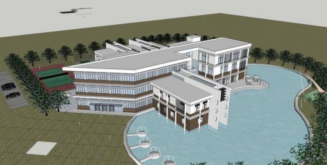 Sketchup商业模型|多层会所，现代风格