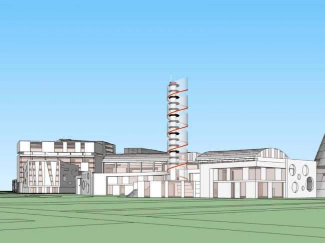 Sketchup办公模型|多层办公楼，现代风格