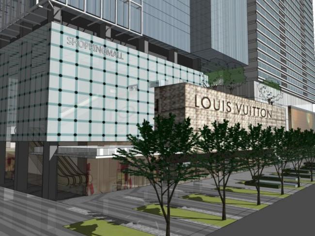 Sketchup综合体模型|超高层商业综合体，办公，酒店，现代风格