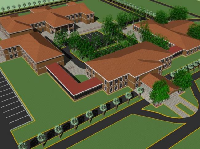 Sketchup商业模型|多层会所，现代风格