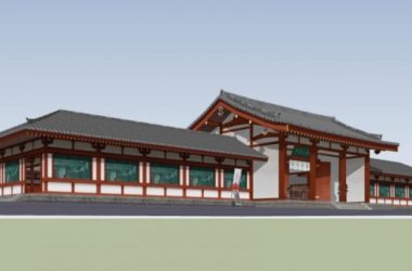 Sketchup古建筑模型|多层古建筑，中式风格-BIM建筑网