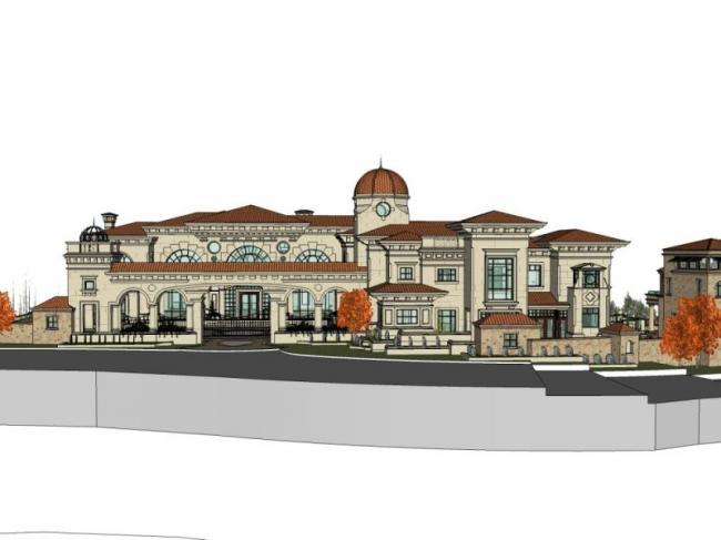 Sketchup商业模型|多层会所，古典风格