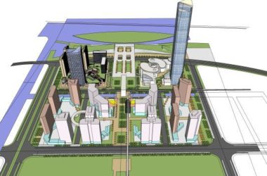 Sketchup综合体模型|超高层商业综合体，办公，酒店，住宅，现代风格-BIM建筑网