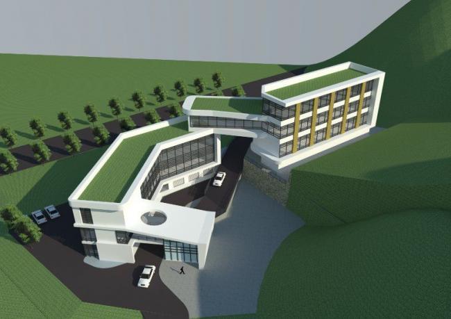 Sketchup酒店模型|多层酒店，现代风格