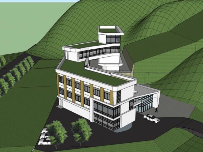 Sketchup酒店模型|多层酒店，现代风格