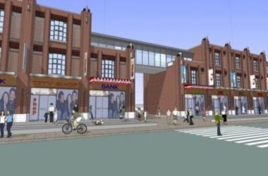 Sketchup商业模型|多层商业街，欧式风格-BIM建筑网