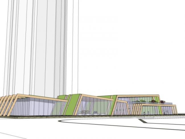 Sketchup商业模型|售楼处，现代风格
