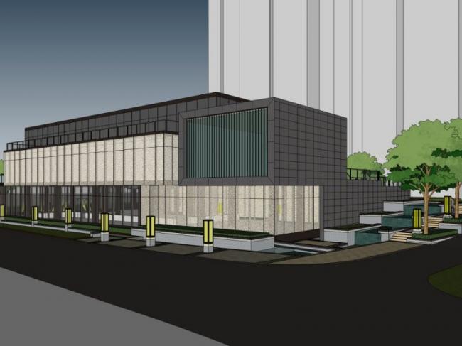 Sketchup商业模型|会所，现代风格