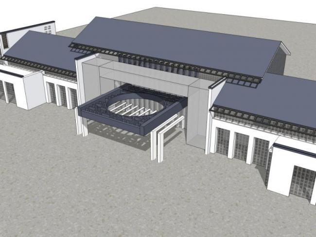 Sketchup商业模型|会所，中式风格