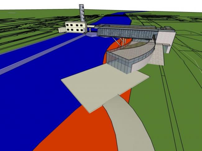 Sketchup文化模型|多层茶室，文化建筑，现代风格