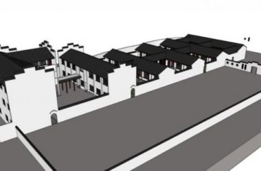 Sketchup文化模型|院落，中式风格，多层文化活动中心-BIM建筑网