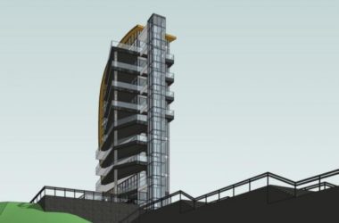 Sketchup办公模型|高层办公楼，现代风格-BIM建筑网