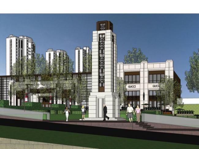 Sketchup商业模型|售楼处，现代风格