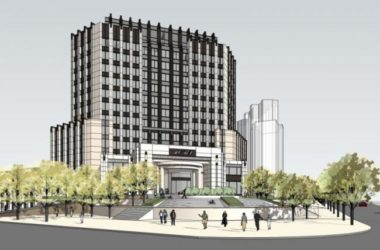 Sketchup酒店模型|高层酒店，现代风格-BIM建筑网