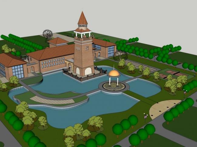 Sketchup商业模型|会所，欧式风格