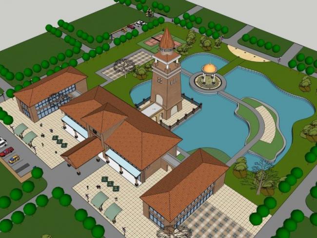 Sketchup商业模型|会所，欧式风格