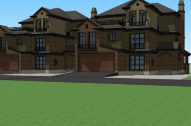 Sketchup住宅模型|多层住宅，叠拼，居住建筑，古典风格-BIM建筑网