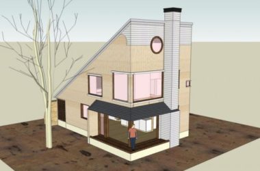 Sketchup住宅模型|低层住宅，现代风格-BIM建筑网